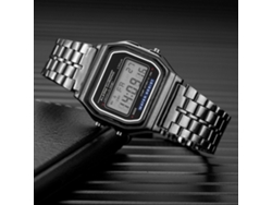 Reloj deportivo digital MDUG para hombre (negro) de acero inoxidable con pantalla LED.