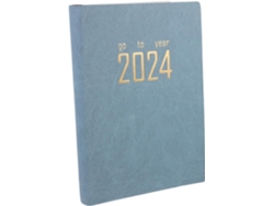 Agenda y calendario 365 en azul claro