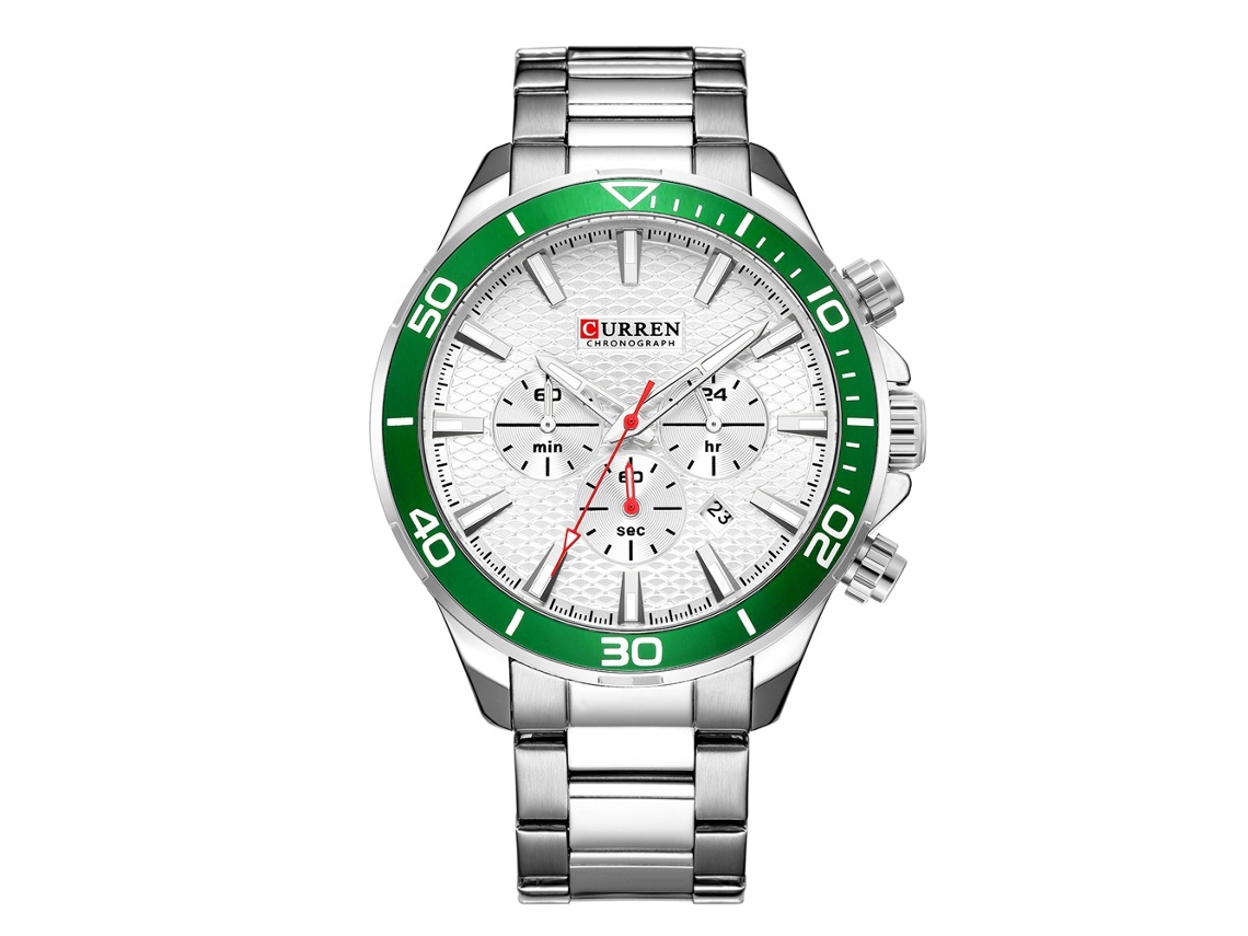 Reloj Casual De Acero Inoxidable Para Hombre Con Esfera Pequeña, Fecha De Cuarzo Y Diseño De Seis Manecillas.