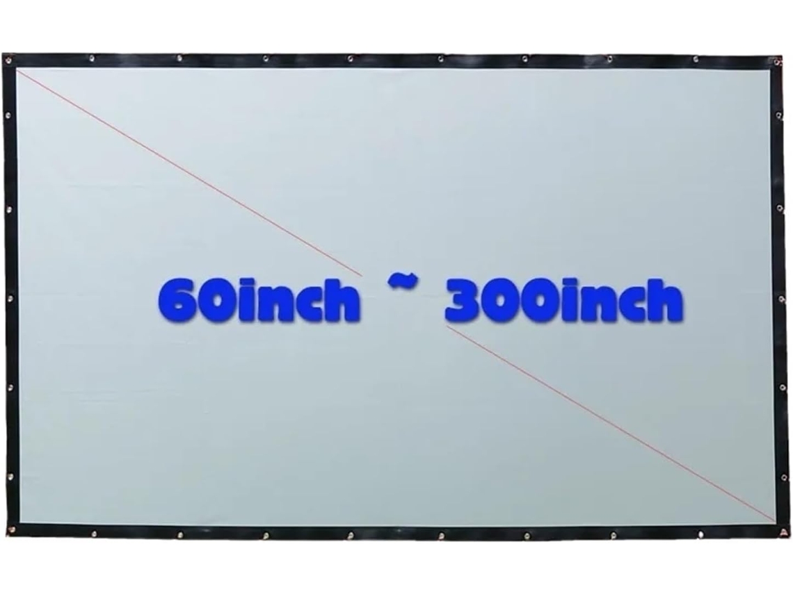 Pantalla De Proyección Trasera Para Cine En Casa, Interior, Exterior Y Patio Trasero.