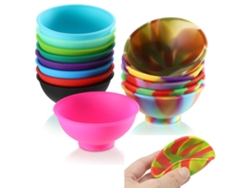 (12 Piezas, Colores Aleatorios) Recipientes De Silicona Para El Hogar, Tazas Multicolores, 67 Mm X 50 Mm