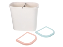 Pp, Para Cocina, Contenedor De Basura Doble Para Separación De Residuos Secos Y Húmedos En Cocina Y Baño.