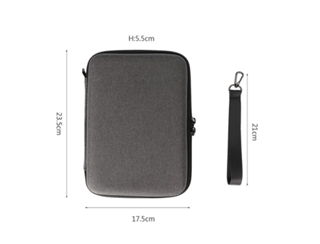 Para Insta360 ONE R 4K Cámara deportiva Bolsa de almacenamiento Material compuesto portátil Gris gris