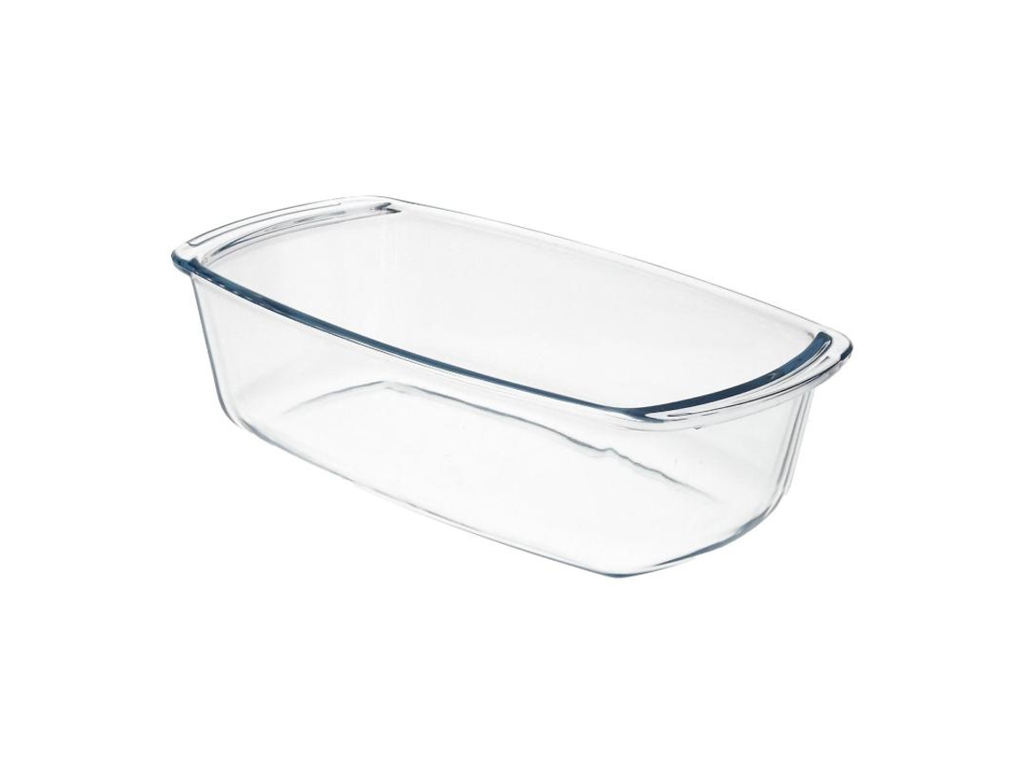 Fuente Cristal Para Horno. 1.5 Litros. Molde Especial Reposteria. 27x14x7 cm ORYX