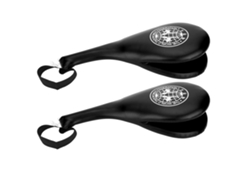 Objetivo de entrenamiento para patadas y puñetazos, boxeo, taekwondo, karate, espuma suave de PU para adultos y niños (negro)