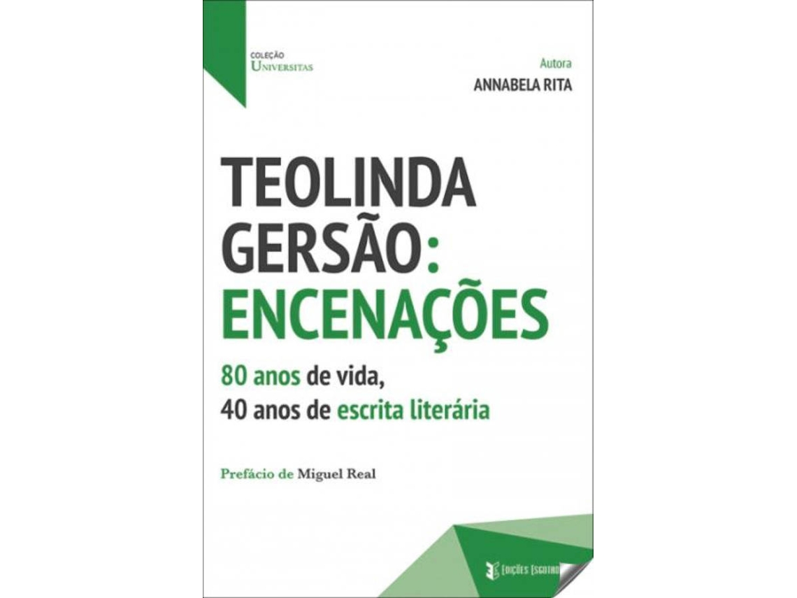 Libro Teolinda Gersão: Encenações de Annabela Rita (Portugués)