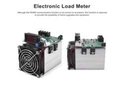 Medidor de carga eléctrica de 250 W y 1100 V con protección térmica.