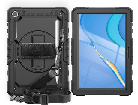 Carcasa + Protector de Pantalla + Soporte Tablet Huawei MatePad T10s 10.1'' (Huawei MatePad T10s 10.1'' - 10.1'' - Negro)