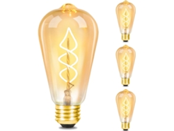 Bombilla LED 1x Edison E27 - 4w ST64 2200k
