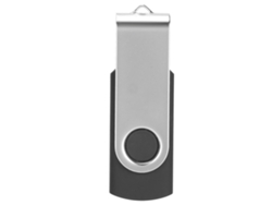 Unidad Flash Usb De 128gb Candy Black Giratoria, Memoria Portátil Para Pc Y Tableta