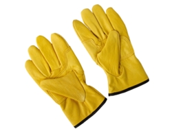 Manoplas De Trabajo De Cuero Amarillo Para Hombre, Con Aislamiento Térmico Y Protección Anti-quemaduras.