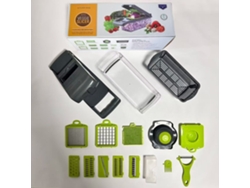 Cortador De Verduras Multifuncional: 16 Kits, Incluyendo 11 Cuchillas, Cortador De Alimentos Integral Para La Cocina.