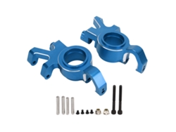 Bloque De Dirección Delantero De Aleación De Aluminio Cnc Para Coche Rc Traxxas 1/5, Par, Azul