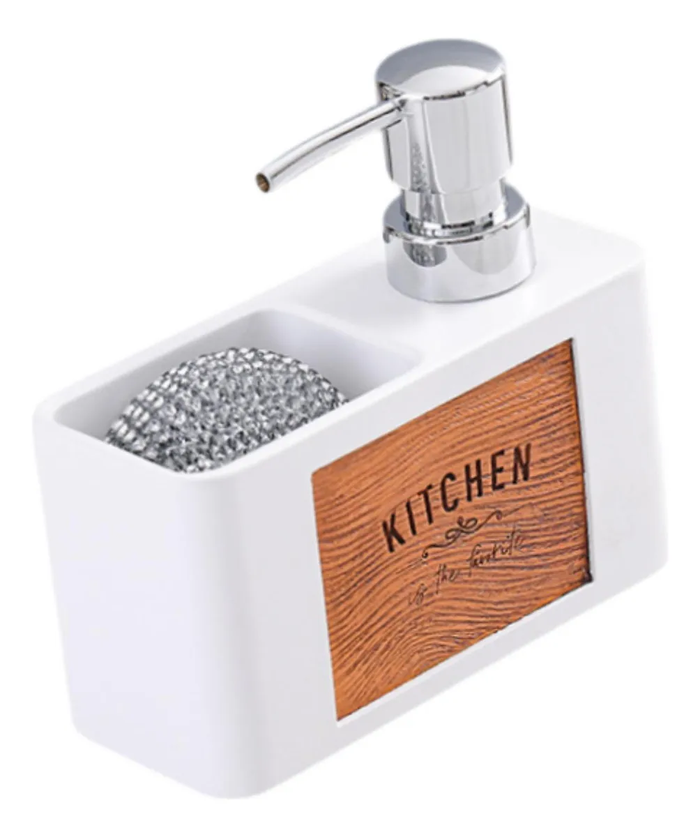 Dispensador de jabón de cocina con soporte para esponja, vayotoy