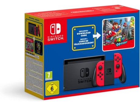 Consola Nintendo Switch V2 Mario Day Bundle