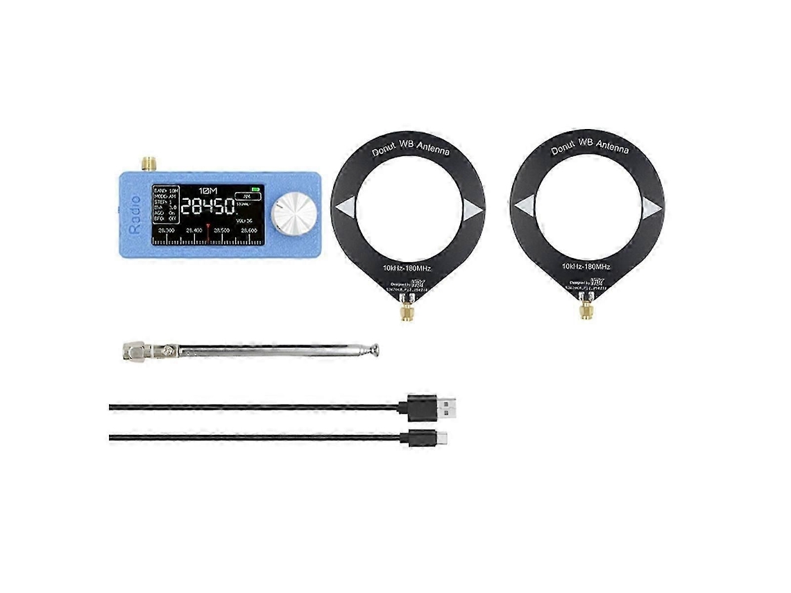 Radio portátil GOKOCO Si4732 de 10 kHz y 180 MHz, LSB, USB, AM/FM, mini radio de bolsillo con interfaz SMA, receptor de radio multibanda.
