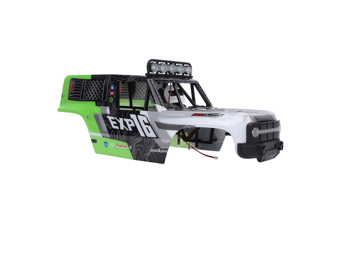 Carcasa De Plástico Ligera Para Coche Rc Crawler Elegante 124006 3017 Compatible Con Accesorios Wltoys