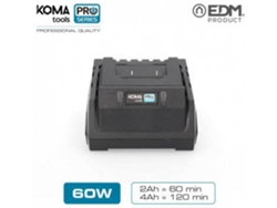 Cargador De Bateria De 60W KOMA TOOLS Bateria Serie Edm