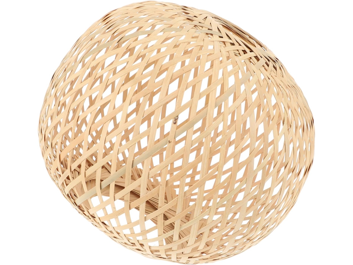 Iluminación De Seguridad De Bambú Tejido A Mano, Material Natural Suave, Decoración De Bambú Para El Hogar Y La Sala De Estar.