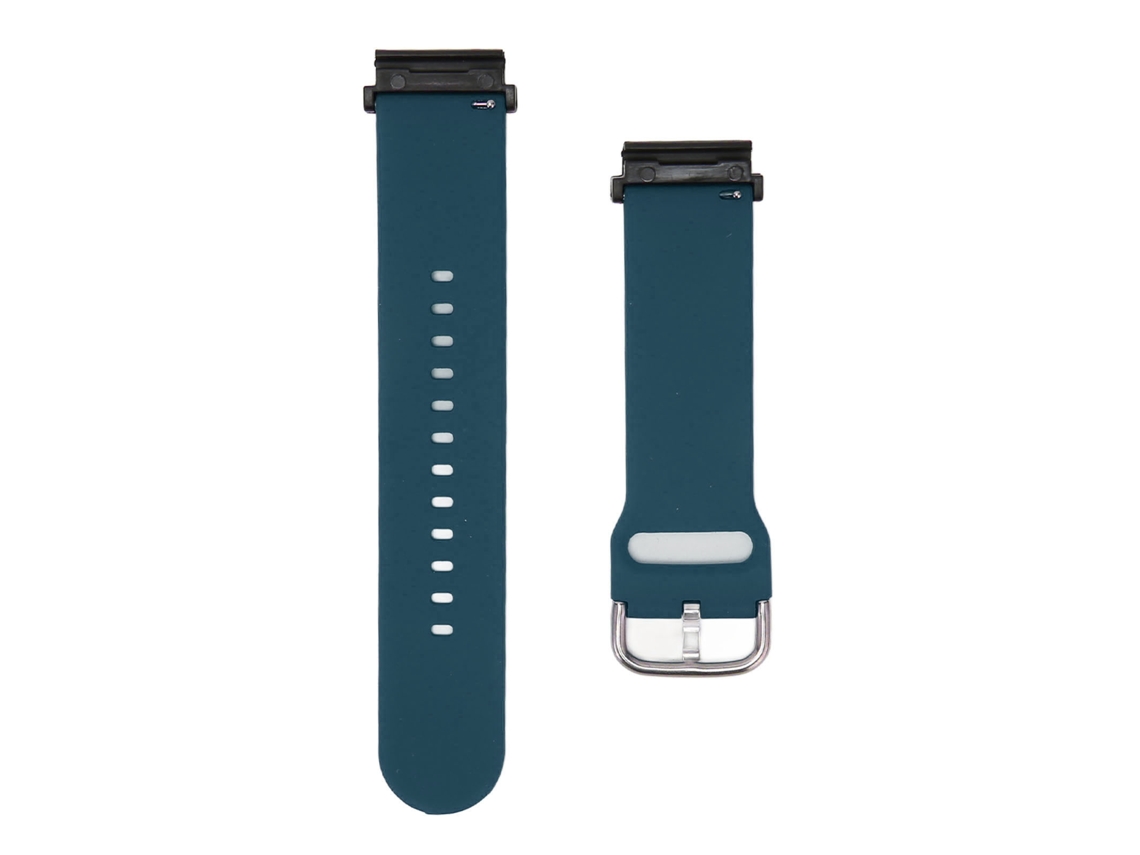 Correa de silicona de 22 mm para reloj Garmin Fenix 7, 6 y 5, azul marino