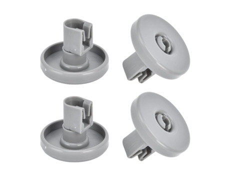 4 Uds ruedas de lavavajillas reemplazo de rueda de estante inferior de lavavajillas para Aeg Favorit 40mm