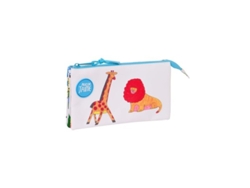 Estuche triple de lápices Safta Something by Jaime de 22 x 12 x 3 cm