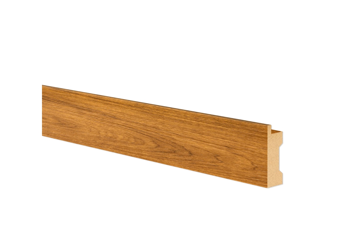 Rodapié Polímero Empotrable Para Placa De Yeso 39X17X2800Mm Roble Blanco - Carvalho ETERNAL PARQUET