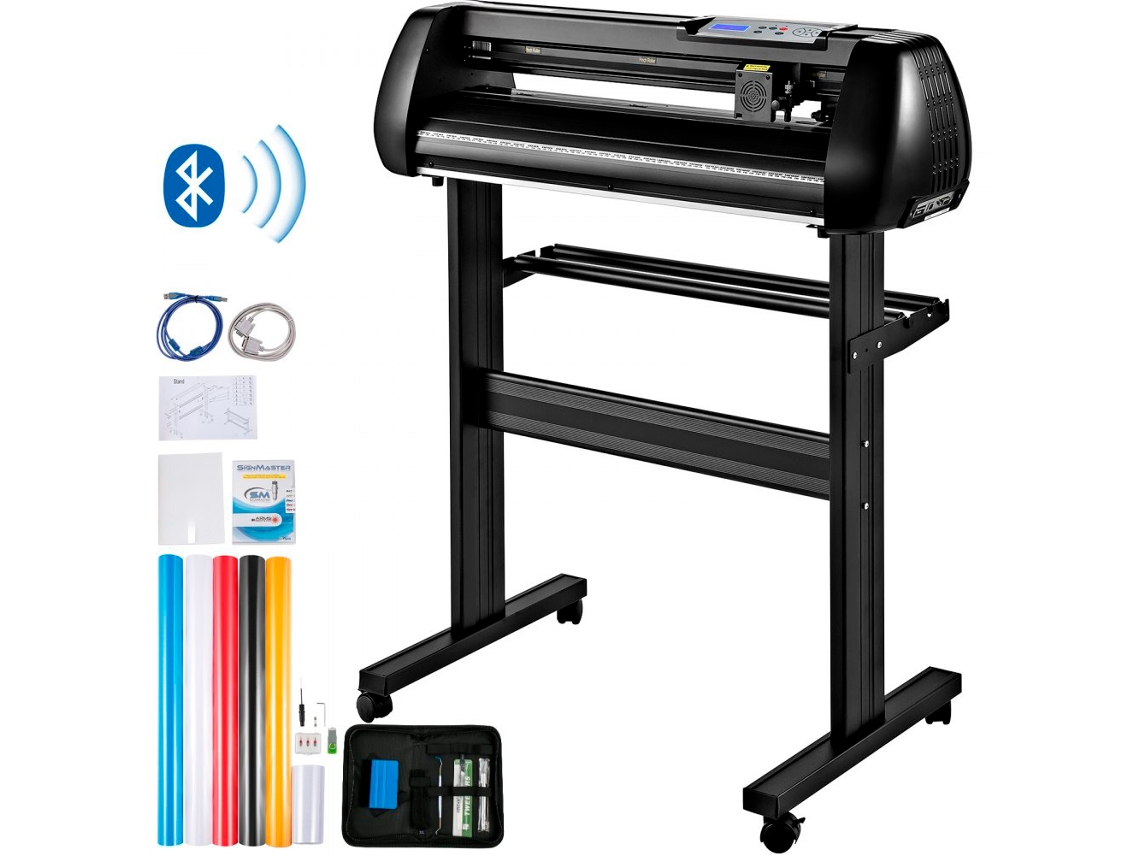 Plotter de corte de 720 mm con Bluetooth, software Signmaster y accesorios para cortes precisos de vinilo Tekmaquinas