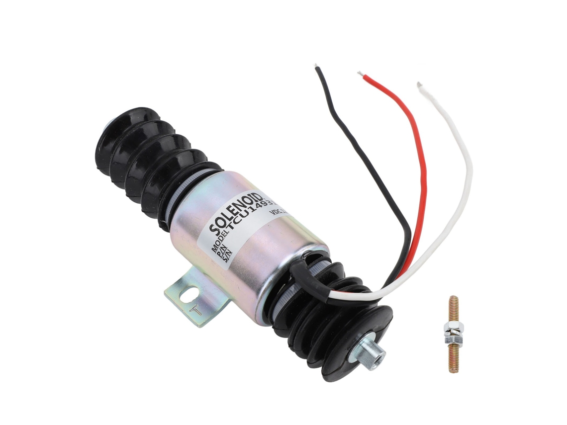 Válvula Solenoide De Cierre De Combustible Tcu14931 De 12 V Y 55 Mm Para Sistema Hidráulico De Generador.