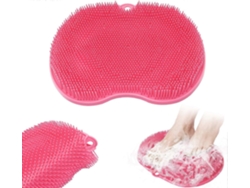 Masajeador de pies y cepillo con ventosa para ducha. Lavador de pies.
