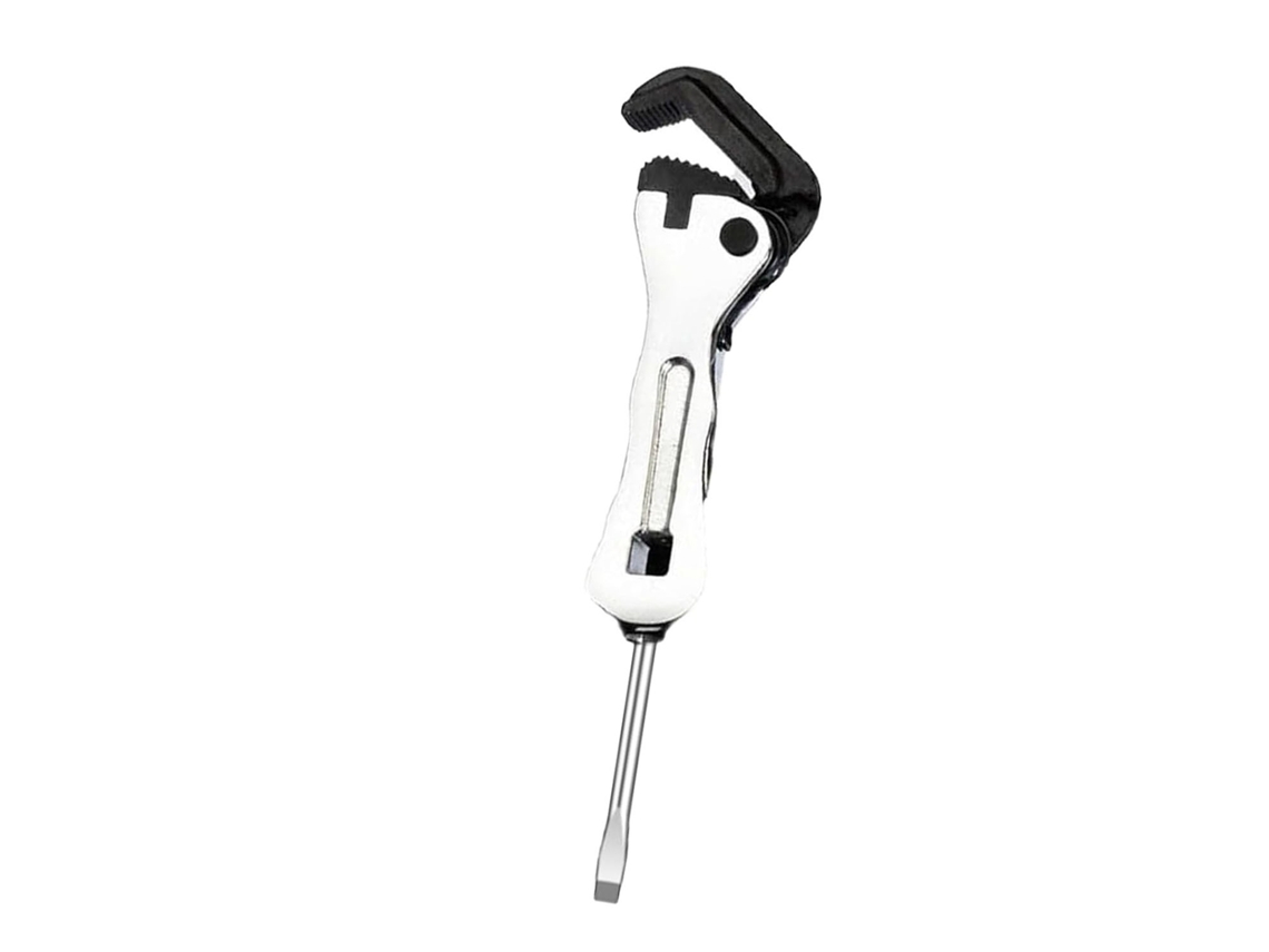 Llave De Tubería Microautoajustable 3.75 Pulgadas Multifuncional Para Espacios Reducidos 1 Pieza