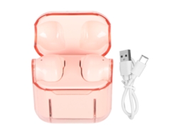 Fones De Ouvido Tradutor Sem Fio Bluetooth5.3 Com Tradução Em Tempo Real 144 Idiomas Rosa