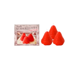 Vela de fresa con fragancia natural