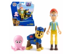 Pack de figuras de Chase y Capitán Turbot de la Patrulla Canina