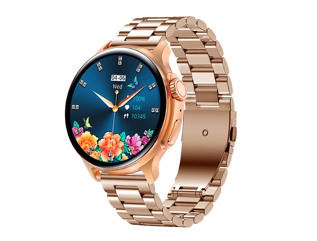 Reloj inteligente, pantalla HD AMOLED de 1,43 pulgadas, más de 100 modos deportivos, resistencia al agua IP68, dorado VEANXIN