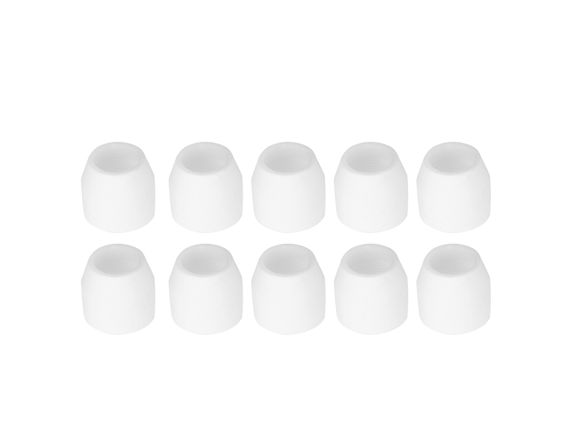 10 Recipientes Protectores De Cerámica Para Consumibles De Antorcha De Corte Por Plasma P80