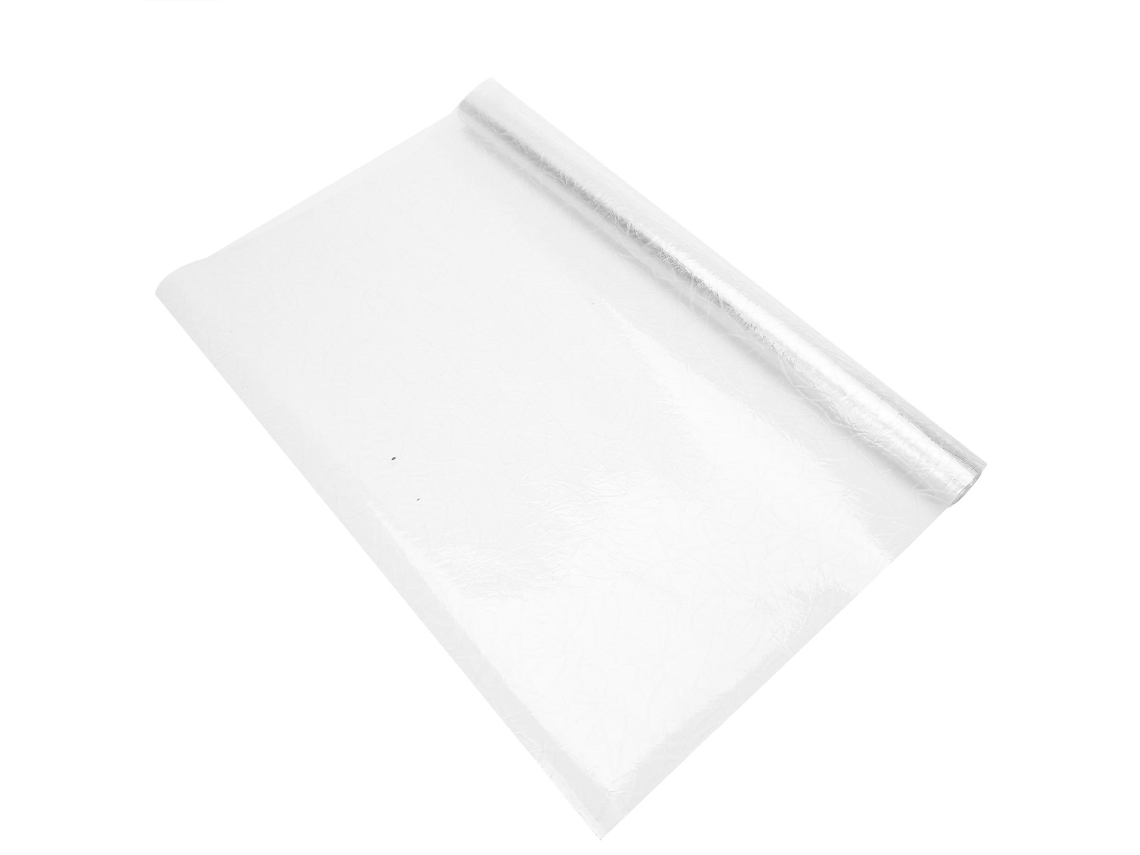 Película electrostática 3D arcoíris para ventanas de vidrio, 45x300cm, PVC transparente.