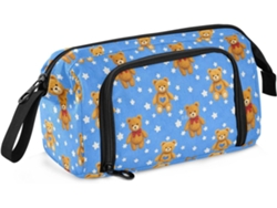 Besportble Estuche De Para Lápices Con Ranura Para Adolescentes Y Niños Con Diseño De Osito De Peluche Marr...