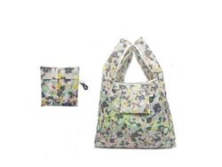 Bolso plegable Vogue con estampado floral, ideal para ir de compras, un bolso de mujer moderno y portátil con estampado de flamencos, reutilizable y de gran tamaño.