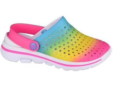 Zuecos SKECHERS GO Walk 5 Play BY Play Niños (30 - Azul y Rosa)