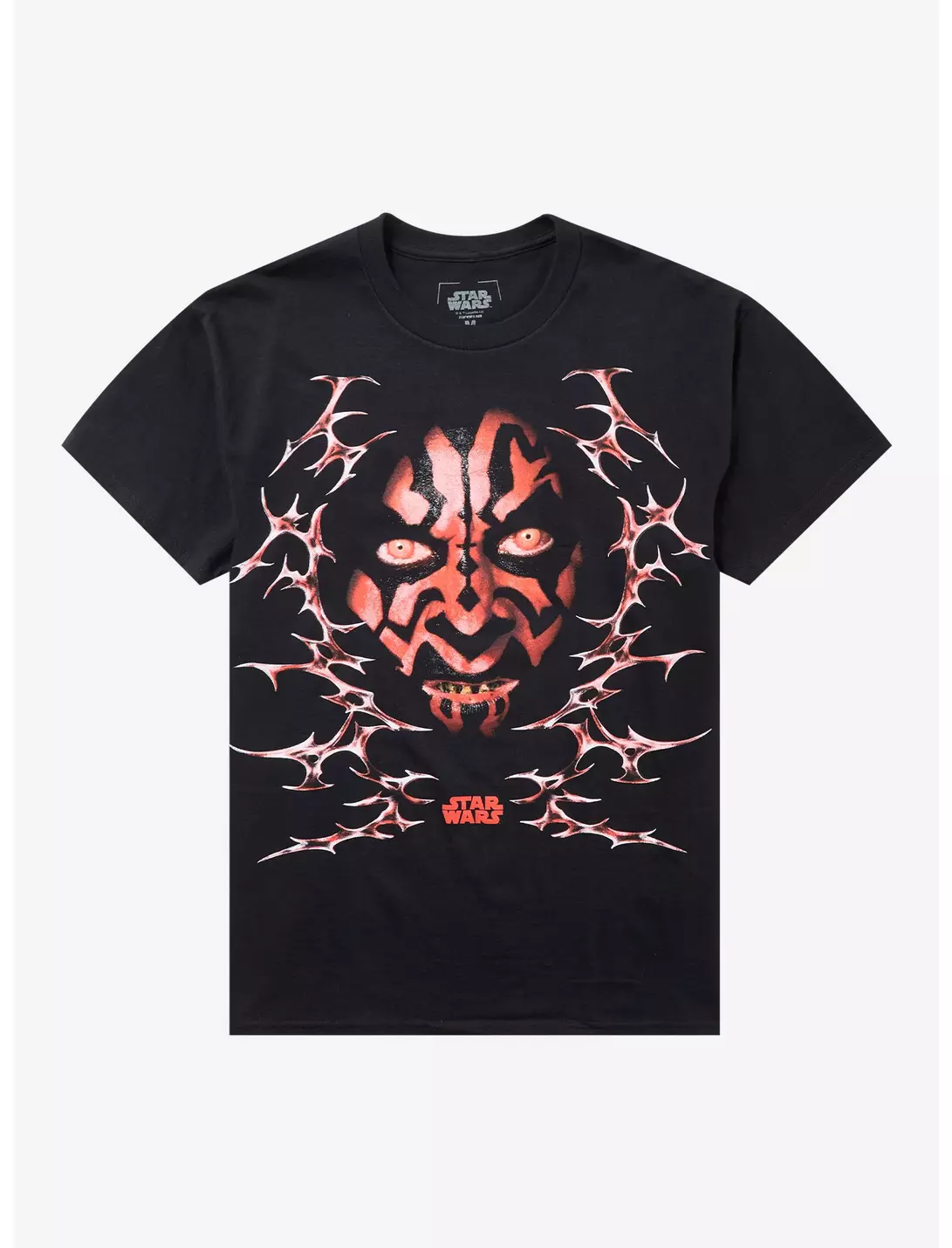Rockinstone Cvla X Star Wars Darth Maul Face T-shirt Unisex Adults Size:m