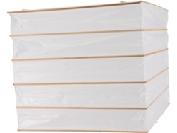 Papel cuadrado blanco suave para dormitorio