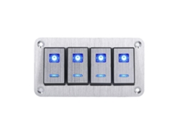 Panneau D'interrupteur À Bascule Pour Bateau Marin, Interrupteur Barre Lumineuse Led 12v 24v,