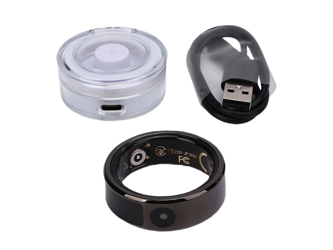 Anillo Inteligente (pantalla Táctil, Resistente Al Agua 5atm) Rastreador De Actividad Física
