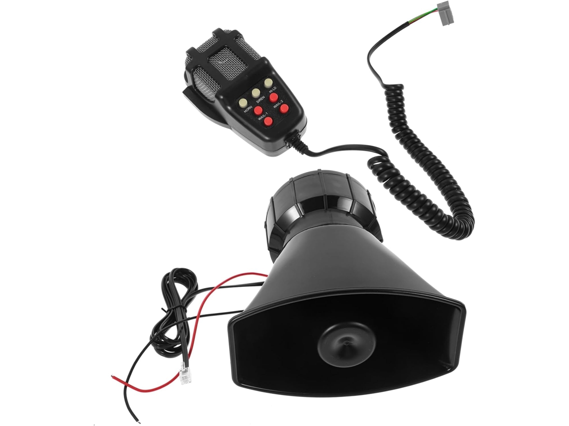 Klaxon Alarme Voiture 7 Tonalités 12v Enregistrement Vocal Télécommande Système De Sonorisation