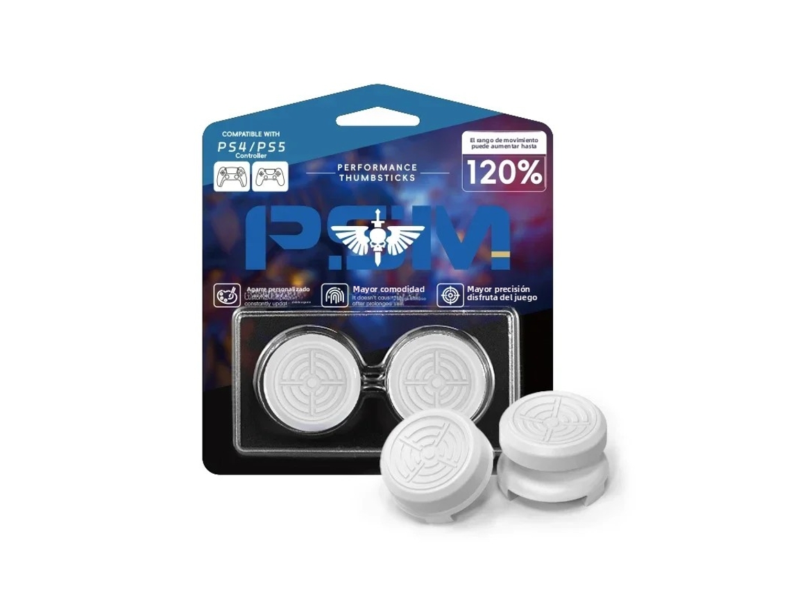 Fundas de joystick de alto rendimiento para PS4/PS5, dos alturas antideslizantes para un mejor control, MDUG (paquete de 2)