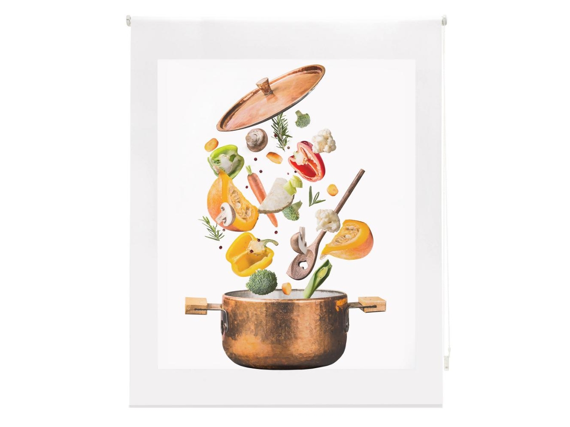 Estor Enrollable HAPPYSTOR Estampado Digital Cocina HSCC91030 175x250 cm