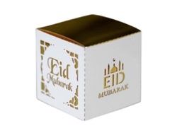 50 cajas de dulces para Eid Mubarak, cajas de regalo para Ramadán Kareem, suministros islámicos para musulmanes Hengjian
