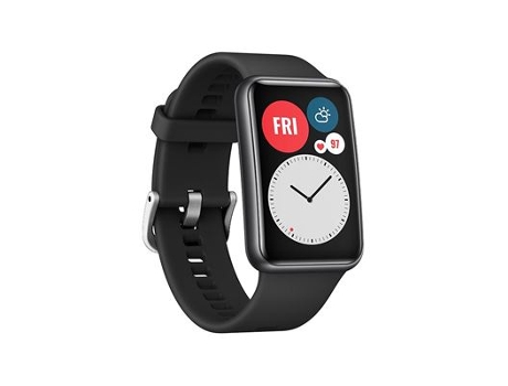 Correa de Silicona Simple para Huawei Watch Fit CO-PHÉNIX ALCA22 Negro