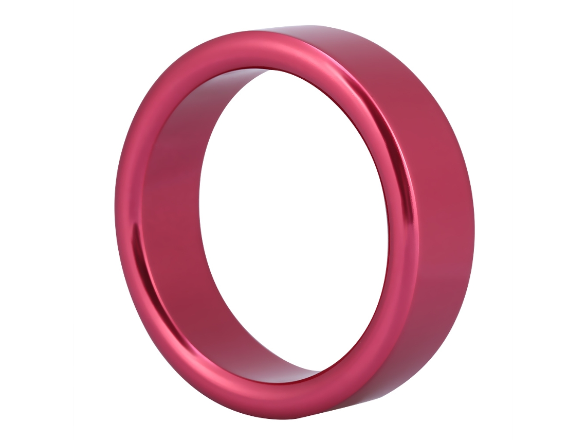 Anillo Para Pene De Hombre Enhancer Retardante Juguete Erótico Adulto Rojo 45mm
